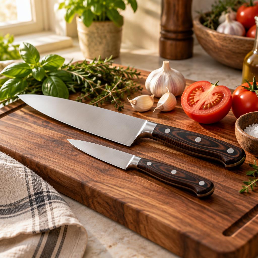 Alder Cutlery Two knives that handle nearly every cut